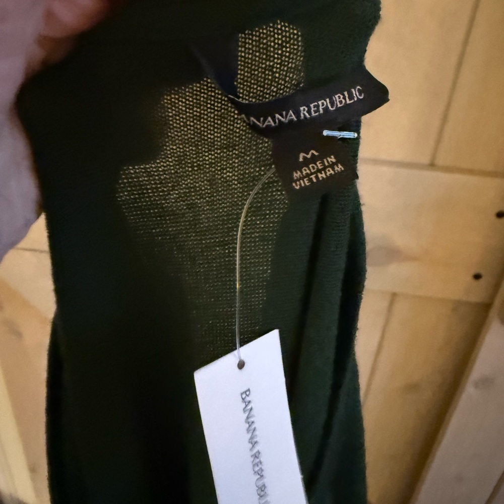 NWT Banana Republic Side Ruched Midi Dress - Picture 5 of 9